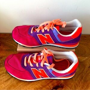 New Balance 754 classic suede mesh multicolour purple pink orange 6M 7.5W